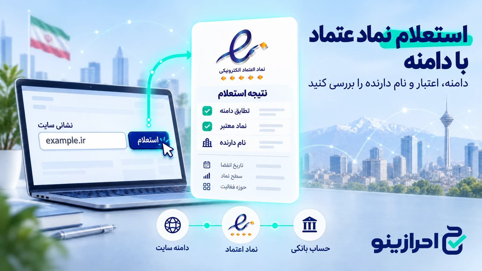 استعلام اعتبار نماد اعتماد الکترونیکی اینماد